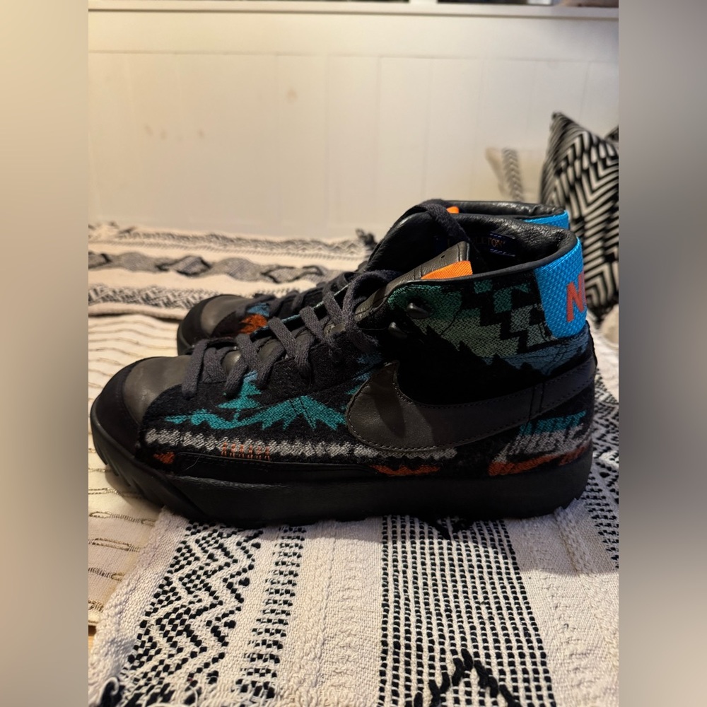 🔥 Nike x Pendleton Air Blazer Mid Collaboration – Rare & Stylish! 🔥Immaculate